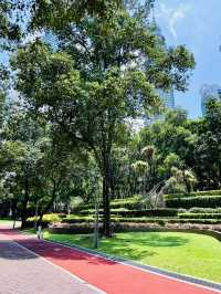 “Urban Escape: KLCC Park, Nature in the Shadow of the Towers”