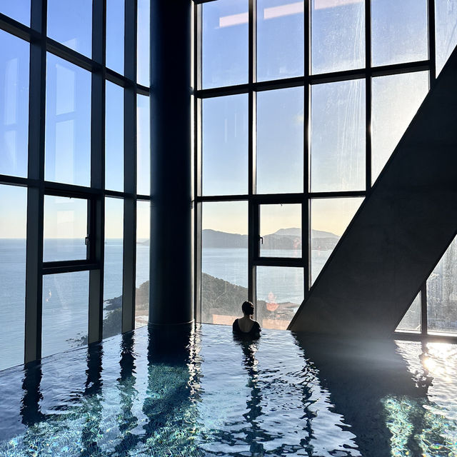 （釜山）해운대뷰를 높은 고층에서 실내수영장에서 느껴보세요🏊‍♀️