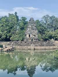 Neak poan temple, a hidden treasure in the heart of beautiful lake