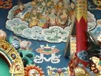 Tibetan Temple in Mysore, India—Namdroling Monastery Golden Temple