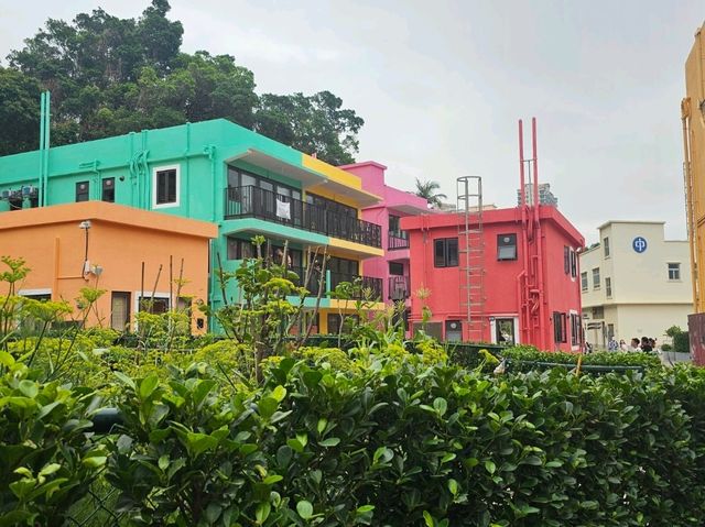 香港最新景點，超靚彩色小屋：馬灣1868