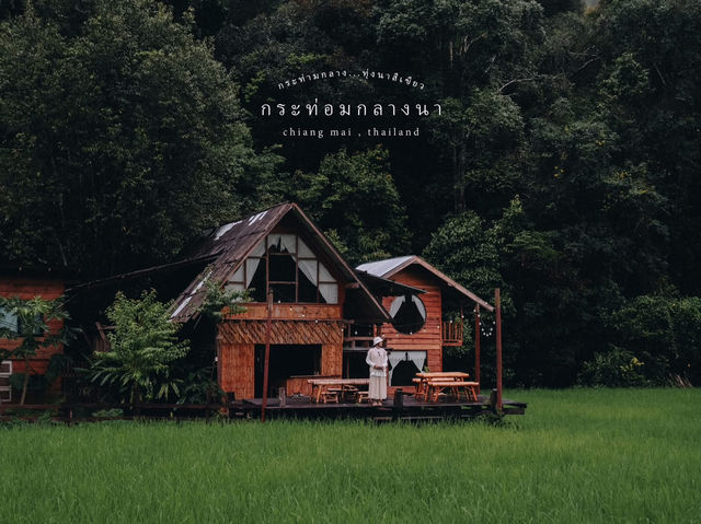 อยากตื่นมาเจอแบบนี้ทุกวันเลย...ที่นี่กระท่อมกลางนา