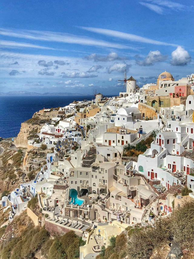 Drenched in Blue – Driving Across Dreamy Santorini