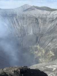 Catching sunrise on Mt Bromo