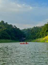 อ่างเก็บน้ำวังบอน พายเรือดูน้ำตก 💚💦