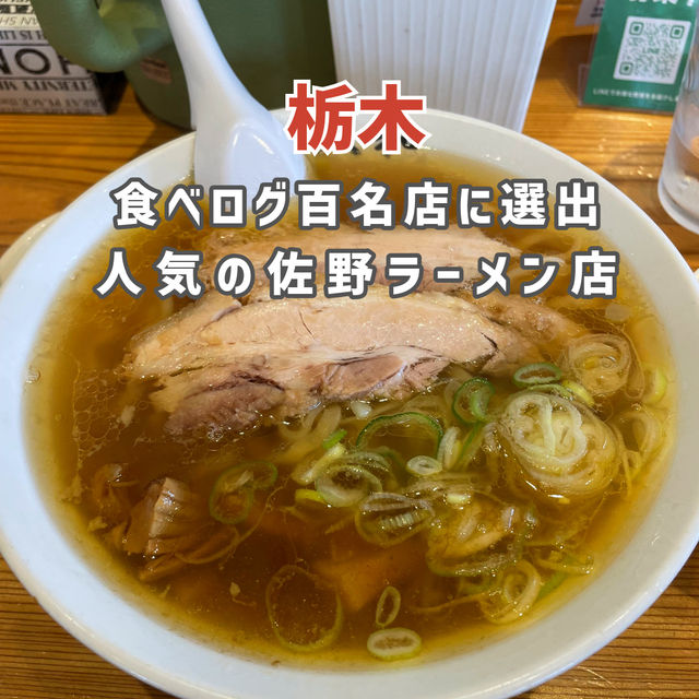 【栃木】栃木に行ったら食べたい絶品ラーメン🍜