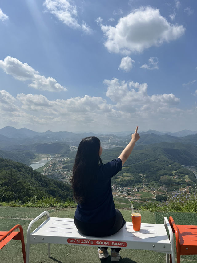 🪂 하늘에서 내려다본 단양, 그리고 감성 가득 카페산☕