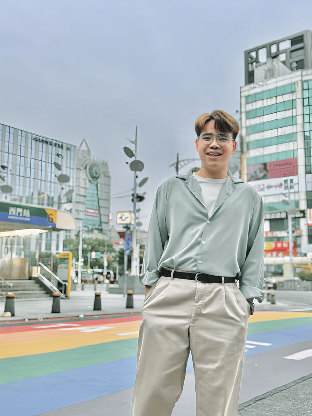  🌈 Ximending Rainbow Crosswalk 