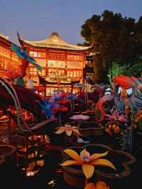 Yuyuan old street twilight