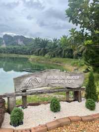 Behind the mountain