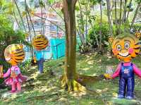 Playful Guardians: Tiger Balm Cubs at Haw Par Villa