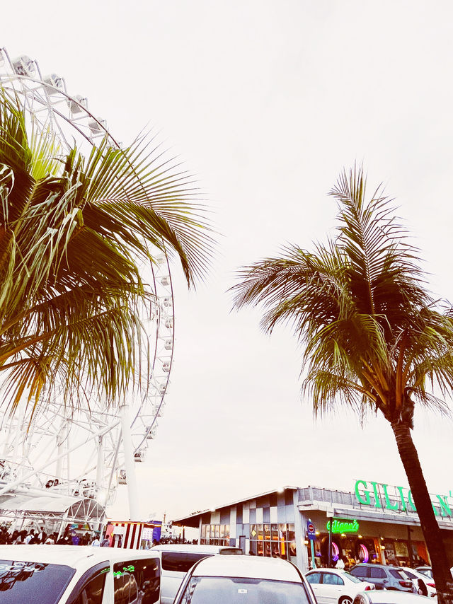 🎡 Manila's MAGIC Hour: SM Mall of Asia's Ferris Wheel Meets UNREAL Pink Sunset! 🌸