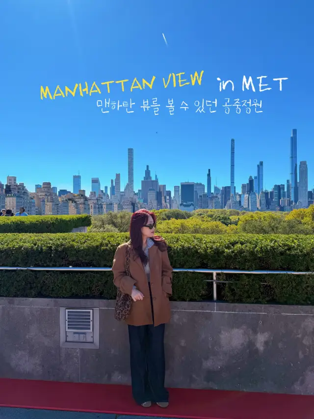 A great spot to enjoy the Manhattan view: New York's rooftop garden.