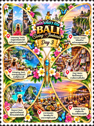If you're looking for an international trip that offers stunning nature, spectacular photo opportunities, ancient Hindu temples, charming cafes, and delicious seafood, then Bali, Indonesia is the perfect destination. This dream destination is filled with the enchanting charm of a tropical island, featuring lush green mountains, terraced rice fields, seaside cliffs, and beautiful beaches. It's ideal for couples, groups of friends, or anyone wanting to reward themselves with an unforgettable trip. 💚🌺
🌿 Day 1: Bali Swing - Experience Nature and Take Beautiful Photos in the Valley
Start your day with a trip to Bali Swing, a popular Bali activity that allows you to swing high amidst lush forests and valleys. Some spots offer views of the river and rainforest as a backdrop, giving you the feeling of floating above nature. Perfect for photography enthusiasts who want to capture beautiful memories. 📸🦋
Besides swings, many locations also have giant bird nests, viewing points, and beautifully decorated photo spots. It's recommended to choose a reputable operator, check safety equipment, and strictly follow the instructions of the staff.
In the afternoon, visit Tegallalang Rice Terrace to admire the green terraced rice fields stretching along the hillsides. Take a stroll through nature and stop at a cafe overlooking the rice paddies. Enjoy a coffee or cold drink while feeling the cool breeze before heading back to Ubud for some Indonesian food, such as Nasi Goreng (Indonesian fried rice) or Sate Ayam (fragrant grilled chicken satay), and then relax completely. 🌾☕
🏝️ Day 2: Cliffside Temple Visit, Beach Trip, and Jimbaran Seaside Dinner
On day two, depart for the southern coast of Bali. Begin by visiting Uluwatu Temple, a Hindu temple perched on a high cliff overlooking the Indian Ocean. It offers stunning views of the vast sea and waves crashing against the cliffs, making it an ideal place to appreciate nature and learn about Balinese culture. 🙏🌊
If time permits, you can watch a Kecak Dance performance in the evening. It's advisable to check showtimes and book tickets in advance. Afterwards, head to Jimbaran Beach, famous for its beachfront seafood restaurants.
The highlight of the day is enjoying fresh seafood at a table right on the beach – grilled prawns, squid, fish, and various shellfish – while watching the sun slowly set, transforming the sky into golden orange and soft pink hues. A truly romantic atmosphere. Perfect for spending time with loved ones and capturing memorable evening photos 🦐🍽️🌅
🌺 Day 3: Visit beautiful temples, shop for souvenirs, and create lasting memories before returning home.
On the last morning, you can choose your sightseeing time. If you enjoy culture and architecture, we recommend visiting temples or other important landmarks along a convenient route, or strolling through local markets to buy souvenirs such as handicrafts, jewelry, batik fabrics, and Balinese-style mementos 🎁🌸
For those with extra time and staying near Ubud, you might consider visiting Ubud Market to browse local products, or choosing a cafe with a natural atmosphere for breakfast and your favorite coffee before heading to the airport. Remember to allow ample travel time and check your flight schedule.
🍛 Must-try dishes in Bali:
· Nasi Goreng: Richly flavored Indonesian fried rice.
· Mie Goreng: Locally spiced fried noodles.
· Sate Ayam: Grilled chicken satay served with peanut sauce.
· Babi Guling: Balinese-style grilled pork (for those who eat pork).
· Jimbaran Seafood: Freshly grilled shrimp, crab, fish, and squid.
· Fresh coconut water and Balinese coffee. Refreshing drinks for your travels 🥥☕
💖 Impressions of the Bali Swing – Jimbaran trip
Bali is an island with diverse charms, from lush greenery and rice terraces to the thrill of a swing, the beauty of cliffside temples, and beaches with a backdrop of sunsets.
This 2-night, 3-day trip is perfect for those who want a complete experience – adventure, beautiful photos, cultural learning, and sampling local cuisine. Swinging amidst the mountains, strolling along the coast, and ending with a beach dinner – it's an experience that will fill your holiday with happiness and wonderful memories. 🌴💙
If you're planning a trip abroad, don't forget to add Bali Swing & Jimbaran Beach in Indonesia to your list and experience the charm of Bali for yourself. You're guaranteed beautiful photos, delicious food, and unforgettable moments. 🦋🌅
#BaliTravel #BaliIndonesia #BaliSwing #JimbaranBeach #Bali2Nights3Days #IndonesiaTravel #UluwatuTemple #TegallalangRiceTerra #JimbaranSeafood #BaliTrip #NatureTravel #TravelAbroad #BaliCafe #WatchTheSunset