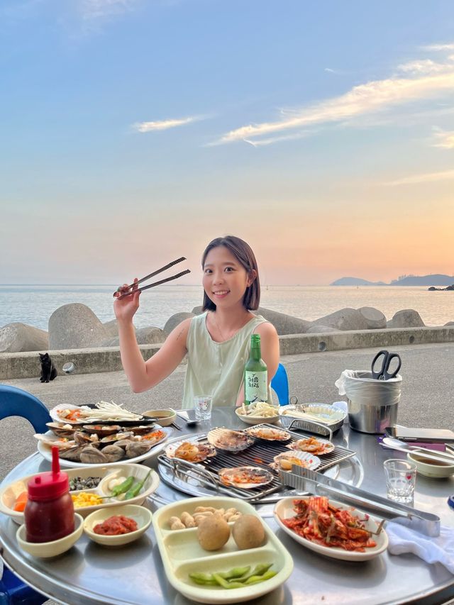 🌊부산, 낭만 가득한 포차 감성 오션뷰 조개구이 맛집