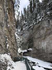 🇨🇦バンフの人気トレイル🏞️【ジョンストンキャニオン】で滝と渓谷を満喫