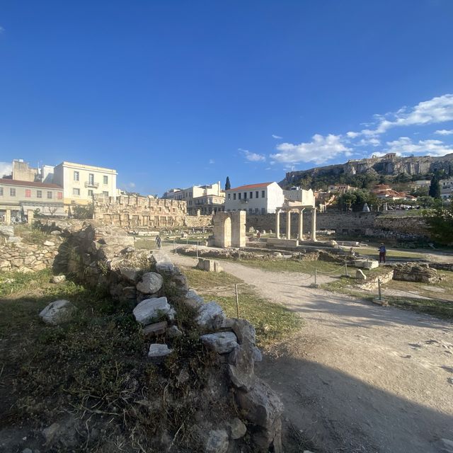 The Stunning Library of Hadrian in Athens