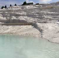 Turkey🇹🇷A Dreamlike Journey Through Pamukkale’s Cotton Castle☁️🏰