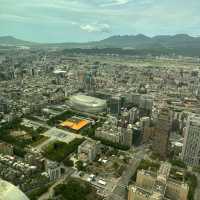 The view from the top of Taipei 101 🏙️ 