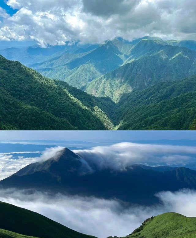 武功山與風月同天，看雲捲雲舒