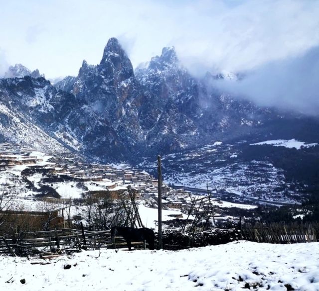 小城迭部，最美冬景，降落人間的仙境