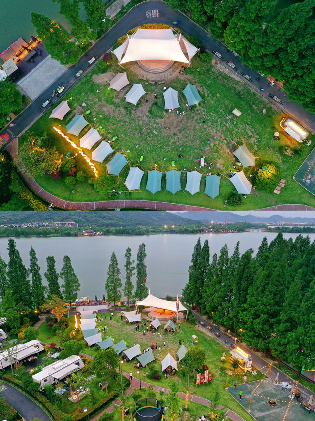 暑假親子遊好去處，湖畔房車營地清涼一夏