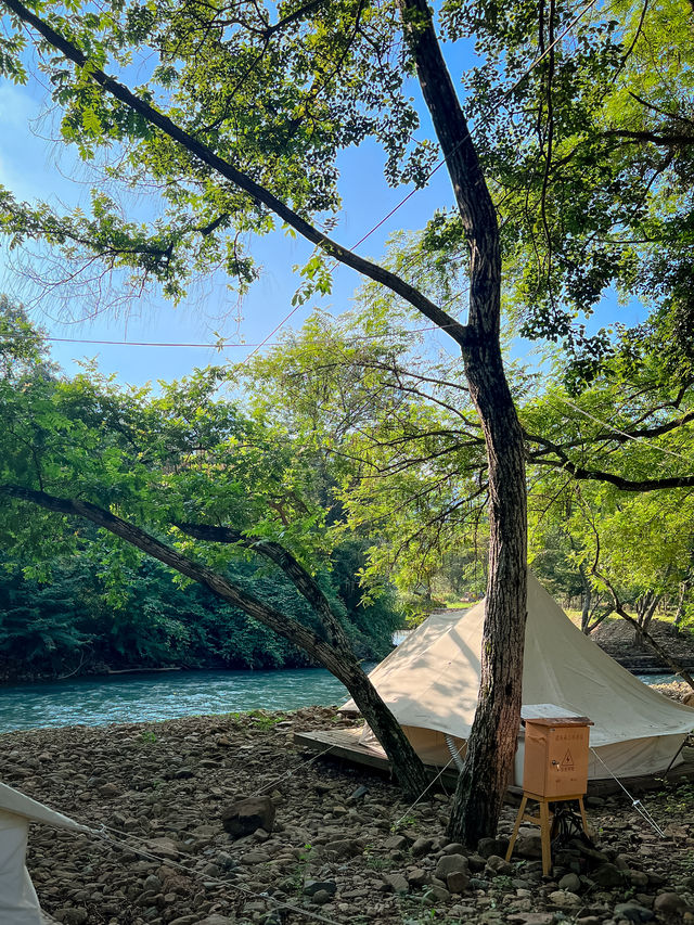 不為人知的韶關戶外樂趣！森林露營+溪谷桨板體驗