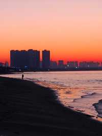 北京周邊自駕秦皇島金夢海灣 1萬次日出心動