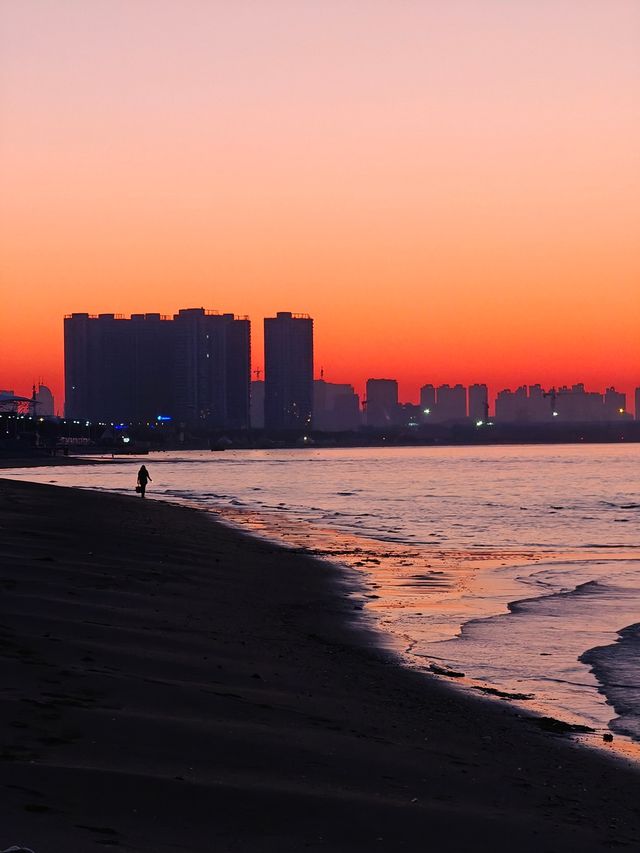 北京周邊自駕秦皇島金夢海灣 1萬次日出心動