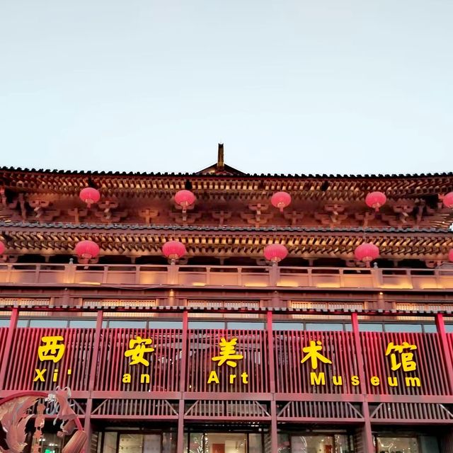 西安美術館  迎春展春意盎然，圖畫禪禪悟達曠。