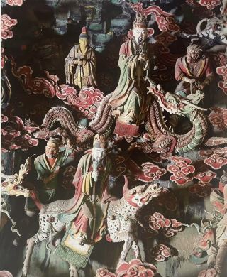《汾陽太符觀彩塑》仙女下凡該是這般模樣 汾陽不止有名酒，不止有杏花，古代道觀中還藏着國色天香，花。