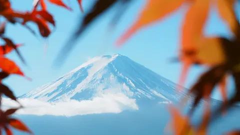 후지산 시모 단풍 계절 — traveler post in 고텐바