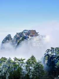 九華山！終於將迎來2025年第一場雪了。