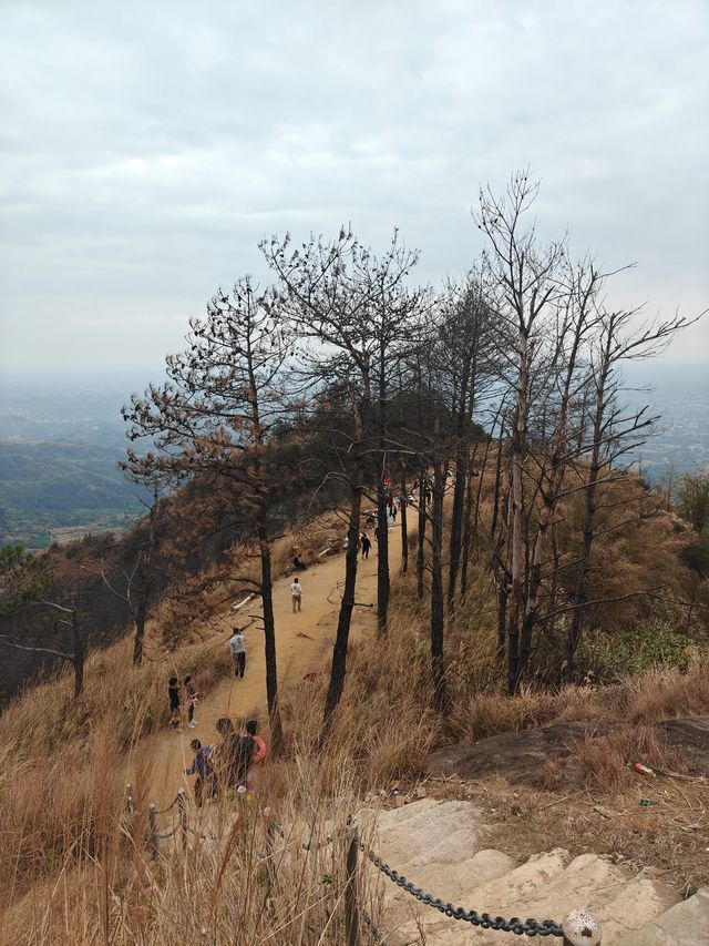 桂平市麻垌鎮白石山登頂攻略