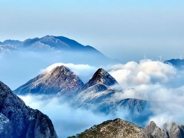 장시성 쑤이촨: 몽환적인 설경, 보신 적 있나요?