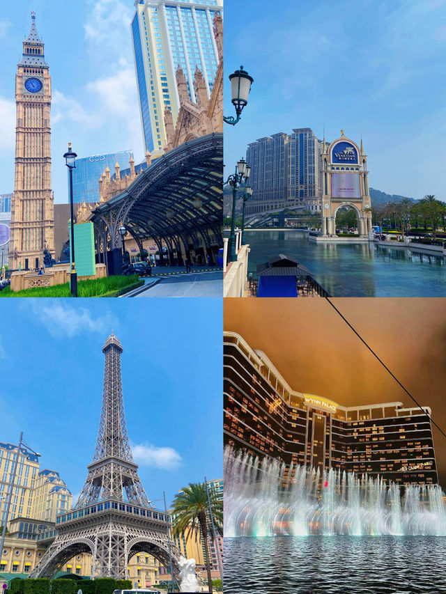 澳門旅行，必去打卡攻略，隨手拍都出大片