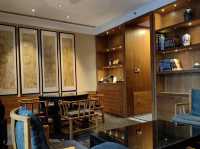 西安威斯汀酒店躺在床上看大雁塔絕美夜景