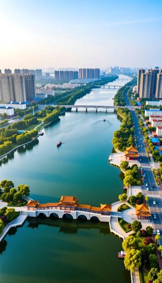 แผนที่ท่องเที่ยวเมืองลั่วเหอ มณฑลเหอหนาน