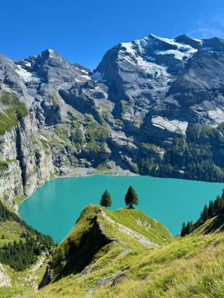 スイスチャーター自由旅行｜夏限定の湖と山の風景