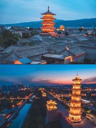 西北7都市の夜景｜城壁、砂漠、星空と古城！