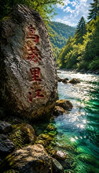 Two days on the Ussuri River, I watched a whole stretch of flowing green in the summer at the China-Russia border