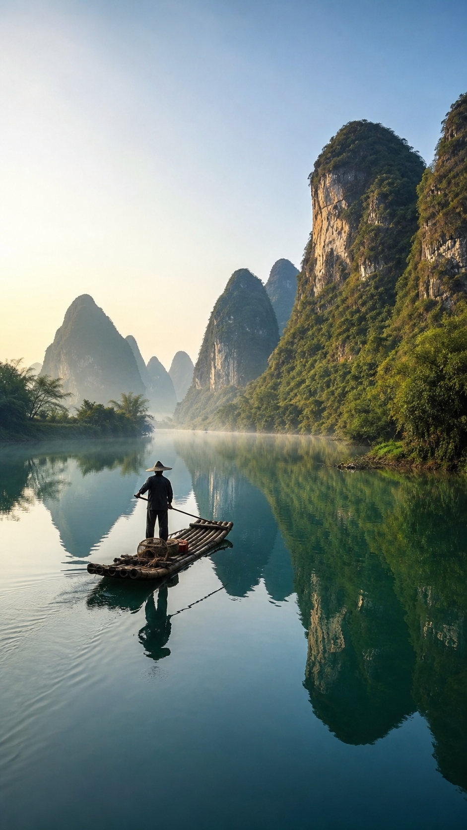10 Times Less Crowded Than Guilin! A 22°C Mountain and Water Town on the China-Vietnam Border, Jade Spring So Beautiful It Leaves You Speechless