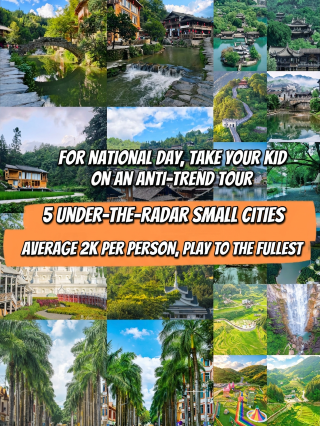Reverse travel with kids during National Day: 5 underrated small cities, all-inclusive for 2,000 per person