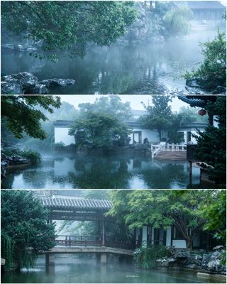 雨落方塔園，這才是真江南！