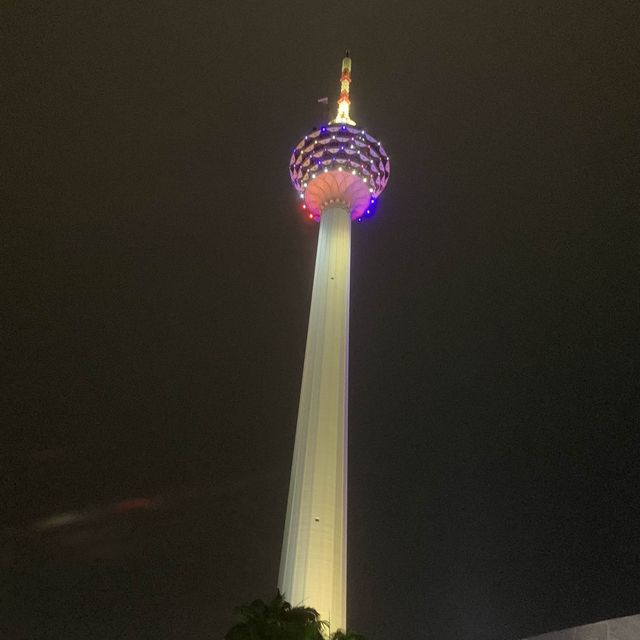 KL Iconic towers at night