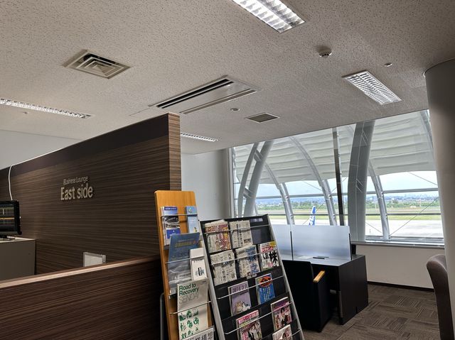 宮城・仙台空港。飛行機移動の合間のラウンジ利用『ビジネスラウンジ EAST SIDE』