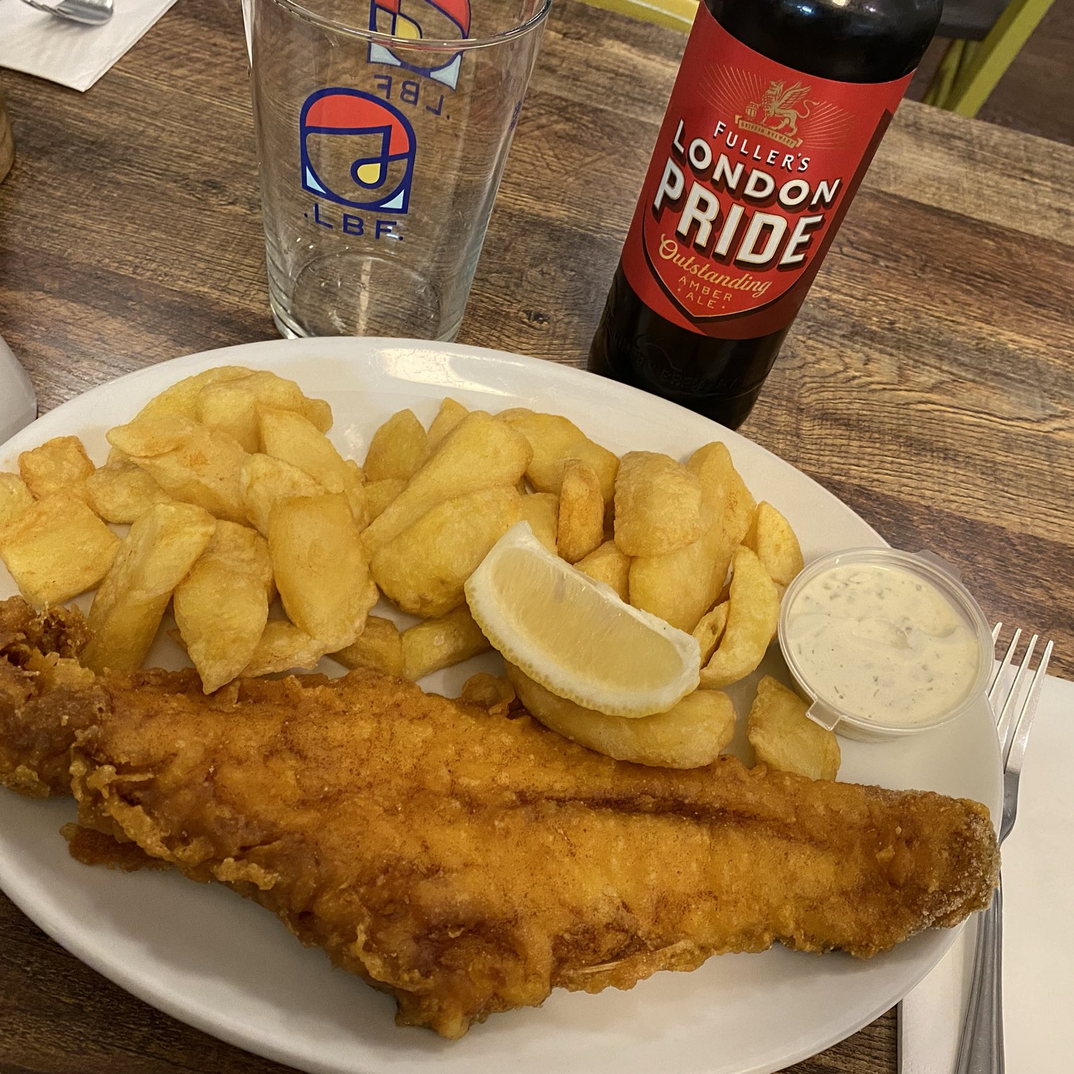 ロンドン🇬🇧本場のフィッシュアンドチップス Rock and Sole Plaice