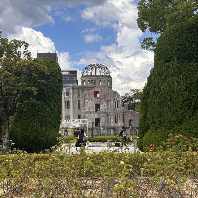 Hiroshima Peace Park, a beautiful tribute.