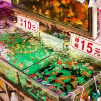Vibrant GoldFish Market Street in Hong Kong