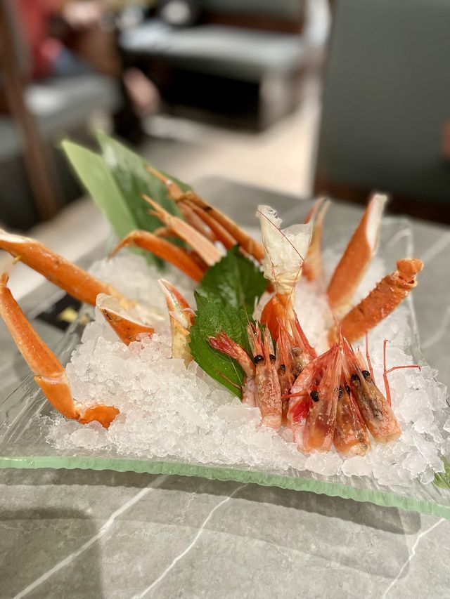 有任食松葉蟹腳的日式放題